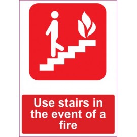 Lipdukas Use stairs in the event of the fire